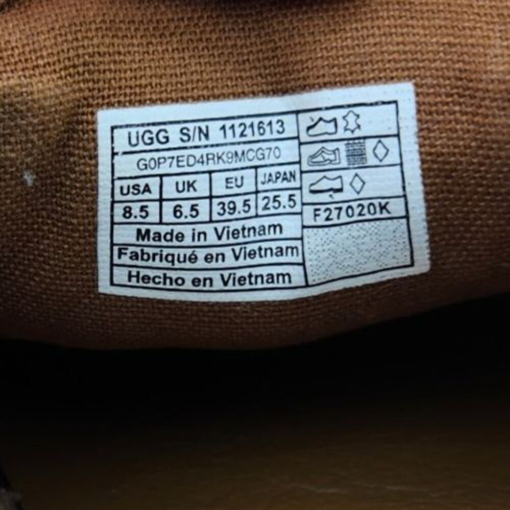 UGG Cahlvan Suede Slip-On Sneakers Womens Sz 8.5 Brown Fashion Low Shoes 1121613 - Picture 9 of 9